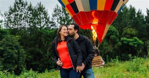 Pedido de casamento no balão uma história de amor que deu match