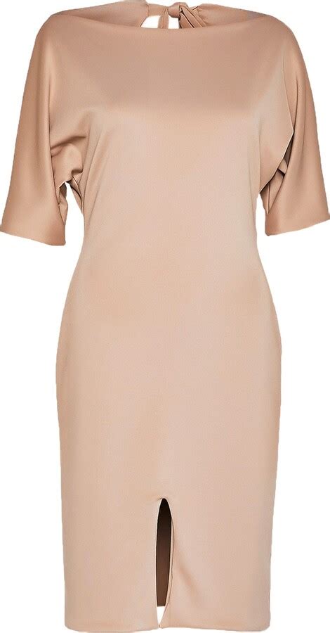 COCOOVE Ella Body Con Dress In Nude ShopStyle