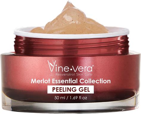 Vine Vera Merlot Peeling Gel Face Scrub Peel To Gently Exfoliate Skin Vine Vera