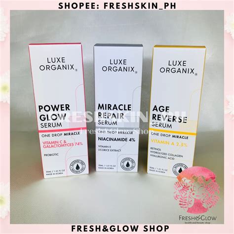 Luxe Organix Serum Power Glow Niacinamide Age Reverse 30 Ml