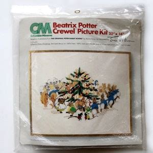 Columbia Minerva Erica Wilson Beatrix Potter Christmas Crewel