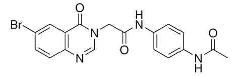 N Acetylamino Phenyl Bromo Oxo H Quinazolinyl Acetamide