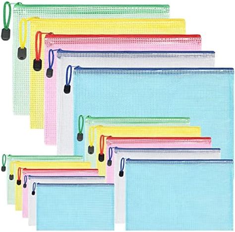 Brevanza Pi Ces Pochette Document Zipp E A A A Pvc Mesh Zipper