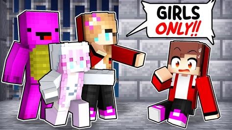 Maizen In A Girls Only Prison In Minecraft Parody Story Jj And Mikey