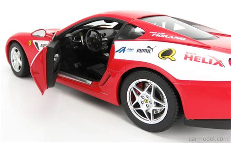 MATTEL HOT WHEELS L7117 Scale 1 18 FERRARI 599 GTB FIORANO PANAMERICANA 20 000 Km 2006 RED