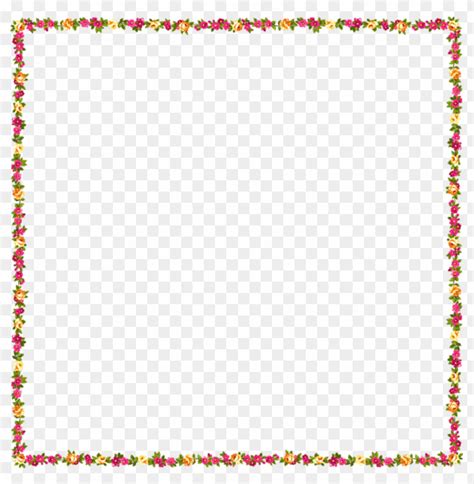 Transparent Floral Frame Decor Clipart Png Photo 43202 TOPpng