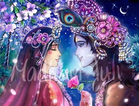 Hd File Shri Krishna With Shri Radha Radha Krishna In Etsy India