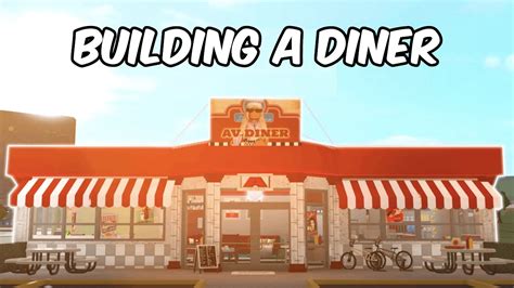 Building A Retro Diner In Bloxburg Youtube