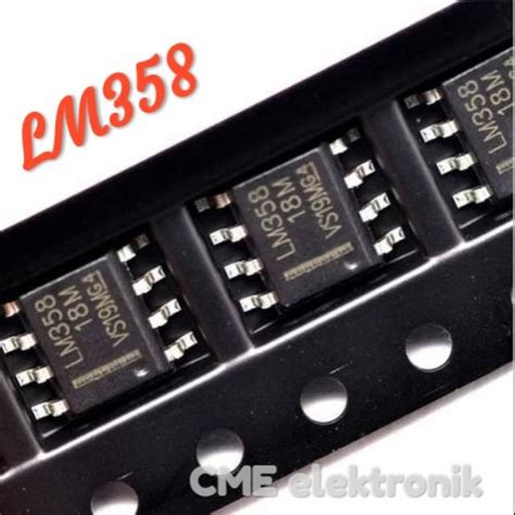 Jual IC LM358 LM358DR 358 Oprational Amplifier SOP 8 SMD AS358 Audio