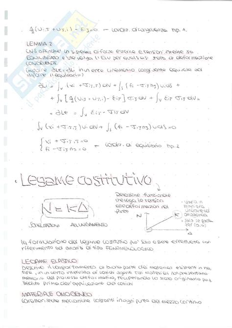 3 6 Scienza Delle Costruzioni Meccanica Dei Solidi Elastici