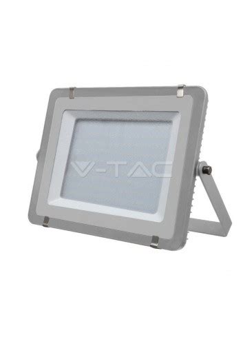 Faretto Grigio Led Da Esterno 300W Ultrasottile Chip Samsung V TAC PRO