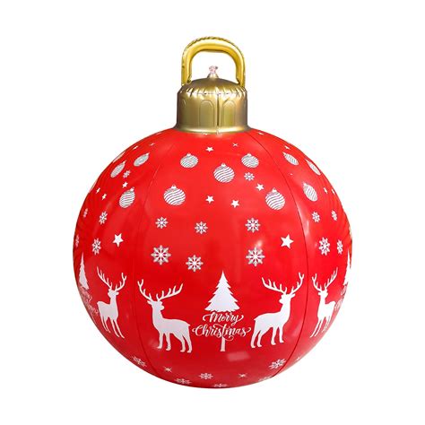 Shpwfbe Christmas Decor Christmas Ball Ornaments 24 Inch Giant