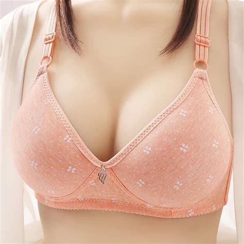 Munlar Wire Free Women S Bra Pink High Support Push Up Lift Bra Full