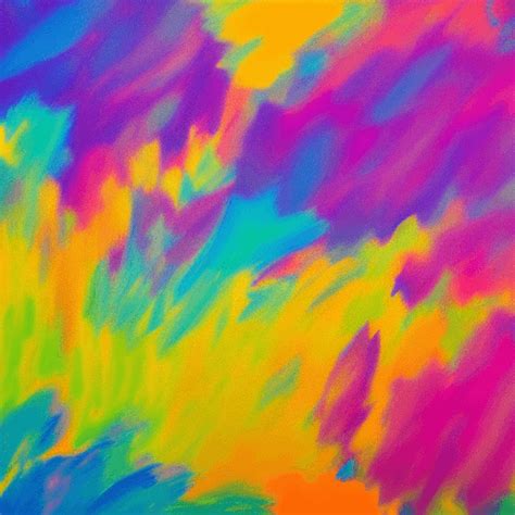 Fluorescent Abstract Painting Creative Fabrica