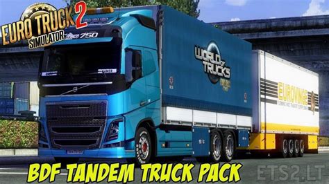 Bdf Tandem Truck Pack V X Ets Mods