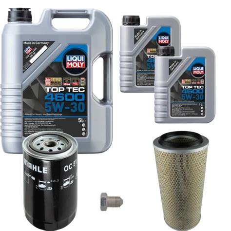 MAHLE INSPECTION SET 7 L Liqui Moly Top Tec 4600 5W 30 Pour VW Lt 28 35