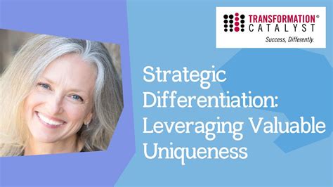 Strategic Differentiation Leveraging Valuable Uniqueness YouTube