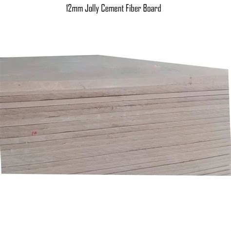 12mm Jolly Cement Fiber Board At ₹ 33sq Ft Fibre Cement Board In