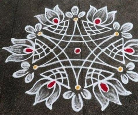 Diwali Special Beautiful Lotus Kolam Anu Sworld Festival Rangoli Diwali