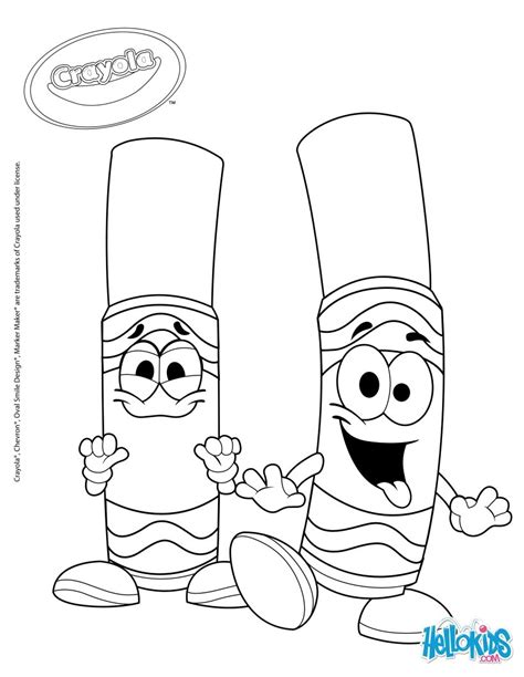 Crayola 4 Coloring Pages