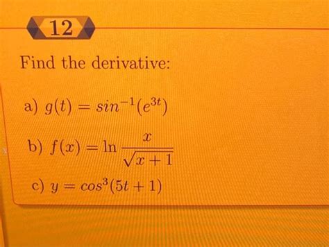 Solved Given The Graph Of The Function Y F X Indicate True