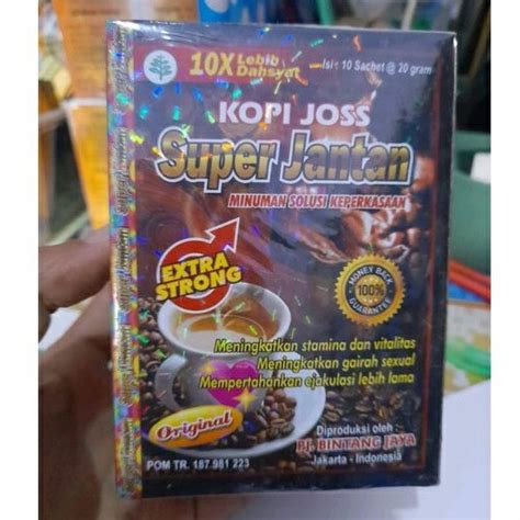 Jual KOPI JOSS JOS JANTAN SUPER COFFEE Penambah Stamina Vitalitas