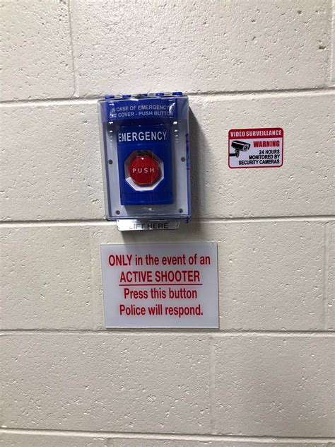 An Active Shooter Emergency Button At A School Rpics