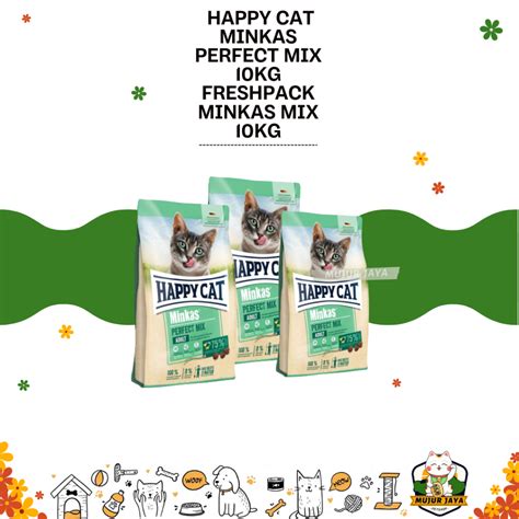 Jual Happy Cat Makanan Kucing Dewasa Minkas Perfect Mix Kg Freshpack