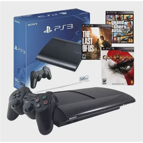 Sony Playstation 3 500 Gb 2 Controle 16 Jogos em Promoção na Americanas