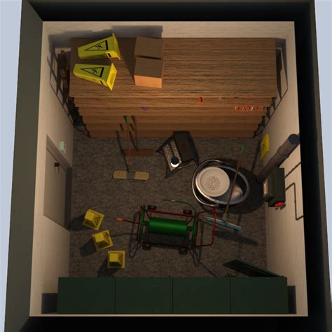 Maintenance Room Daz 3d