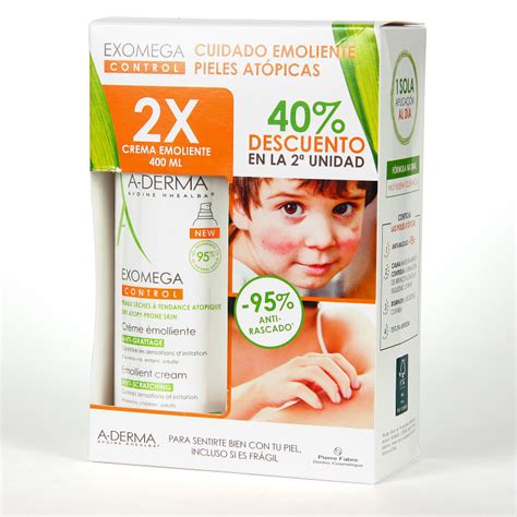 A Derma Exomega Control Crema Pack Duplo X Ml Farmacia Jim Nez