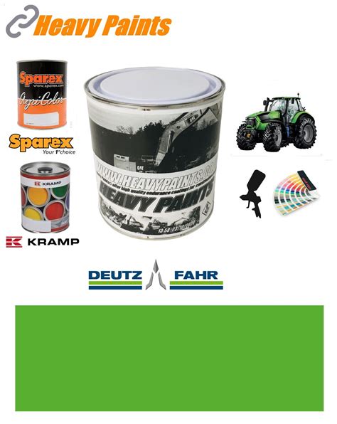 Deutz Tractor Green Enamel Paint 1 Litre Tin