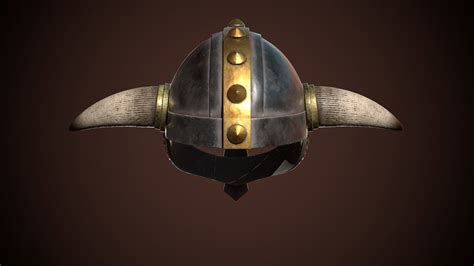 Collection Of Viking Helmets Vr Ar Low Poly Cgtrader