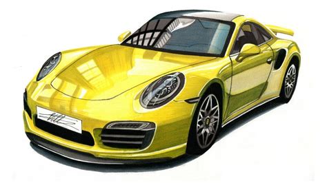 How To Draw A Porsche 911 Taught By Company S Head Of