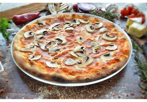 Pizza Prosciutto E Funghi Food Story