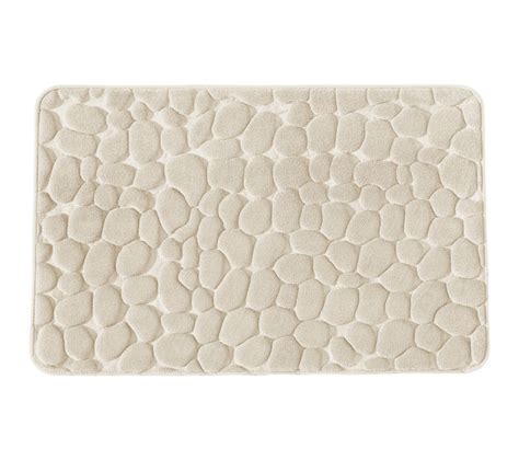 Mineral Tapis De Bain Mousse M Moire De Forme Ecru X Cm Toute