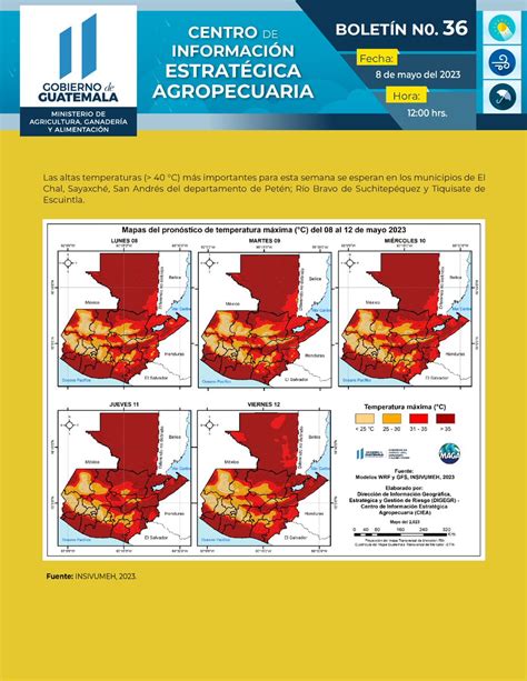 MAGA Guatemala on Twitter El MAGA comparte el boletín