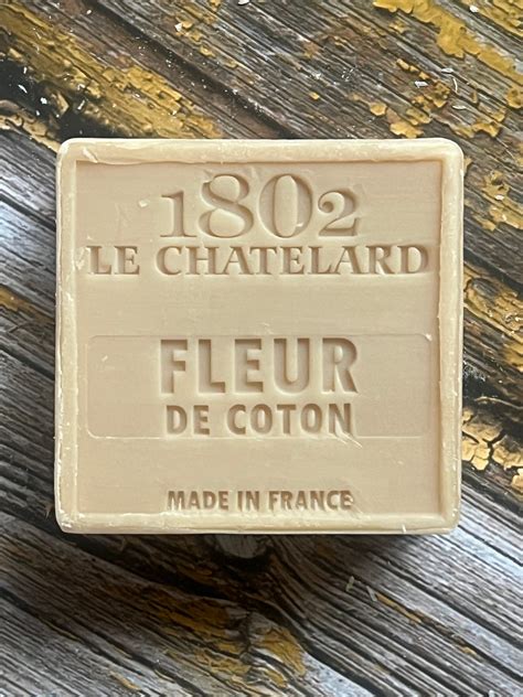 Le Chatelard 1802 Cotton Flower French Soap 72 Coconut Olive