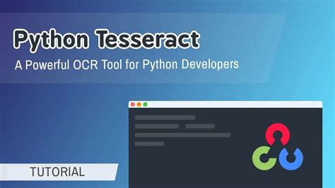 Python Tesseract A Powerful Ocr Tool For Python Developers