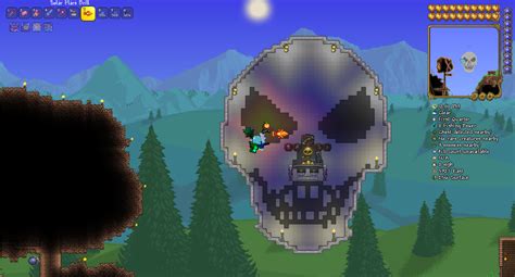 My New Boss Room Is For Skeletron Terraria