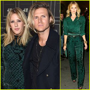 Ellie Goulding Boyfriend Dougie Poynter Are Too Hot To Handle At Balmain X H M Show Alek Wek