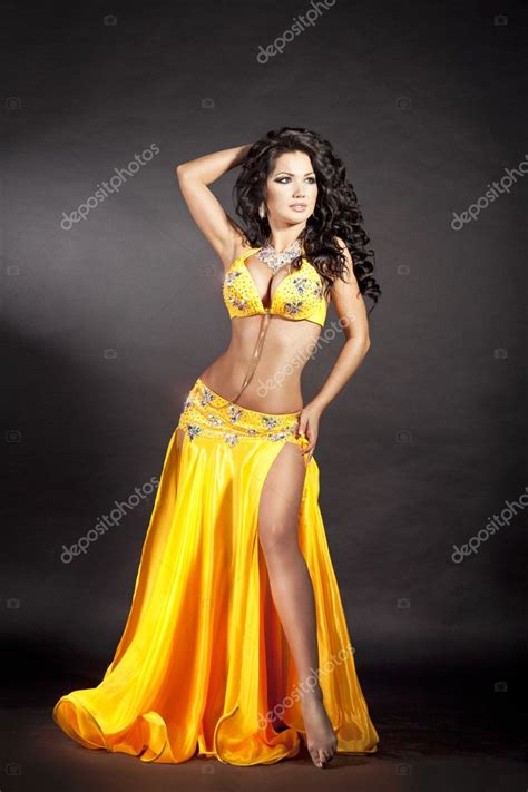 Beautiful Slim Woman Belly Dancer Stock Photo Armina Udovenko