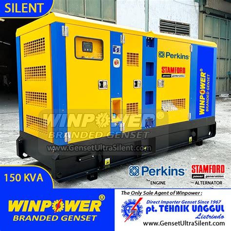 Genset Perkins Kva Silent Stamford Wp P Jual Genset Jakarta