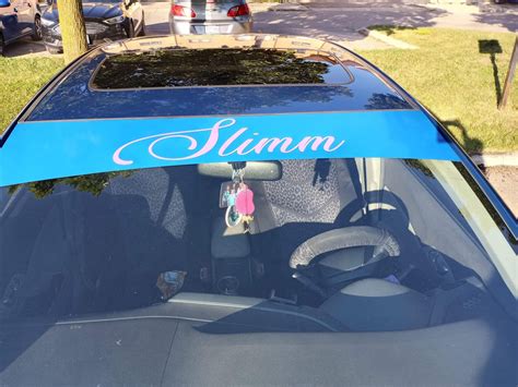 Custom Windshield Banner Vinyl Decal Sticker With Or With Out Etsy