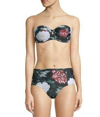 New RACHEL Rachel Roy Swimsuit Bikini 2 Ps Set Sz S Underwire High