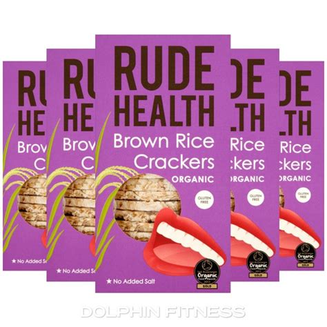 Rude Health Brown Rice Crackers 5 X 130g