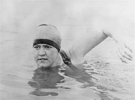 Gertrude Caroline Ederle Became The First Woman To Swim Across The English Channel (1926 ...