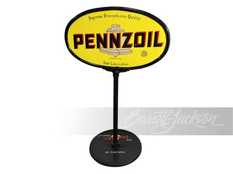 1930s Pennzoil Safe Lubricants Sign