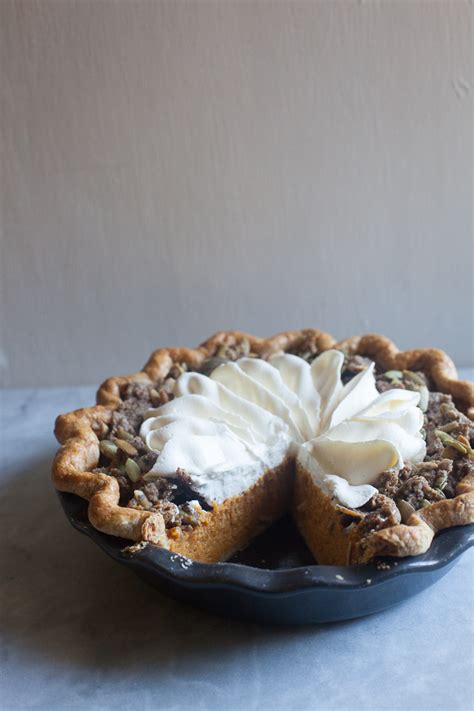 Buttermilk Pumpkin Streusel Pie Zoëbakes