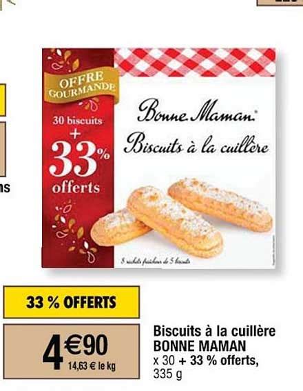 Offre Biscuits La Cuill Re Bonne Maman Chez Cora